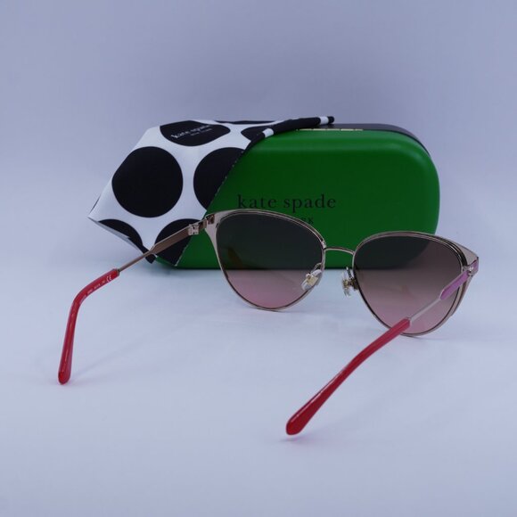 Kate Spade IANNA/G/S 0000 M2 Cat Eye Sunglasses – Rose Gold/Red/Pink - Picture 10 of 10